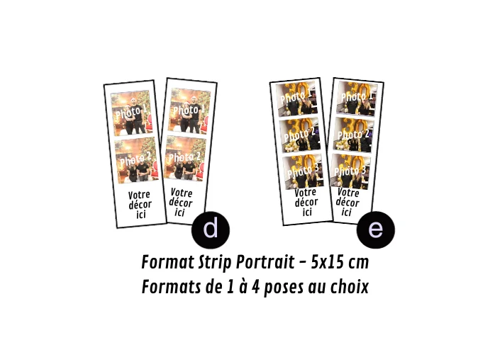 Location Photobooth Evénement Animation 5x15 de